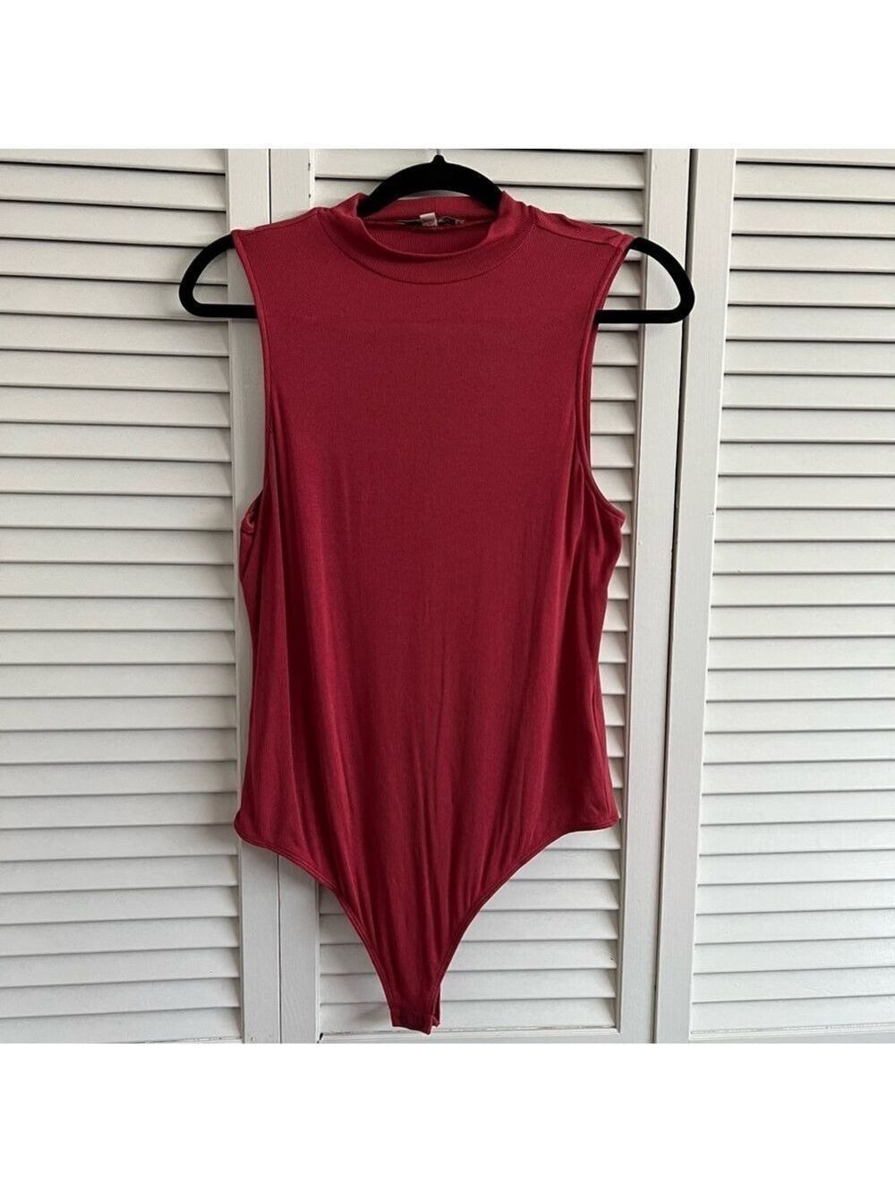 Express Mock Turtleneck Thong Bodysuit